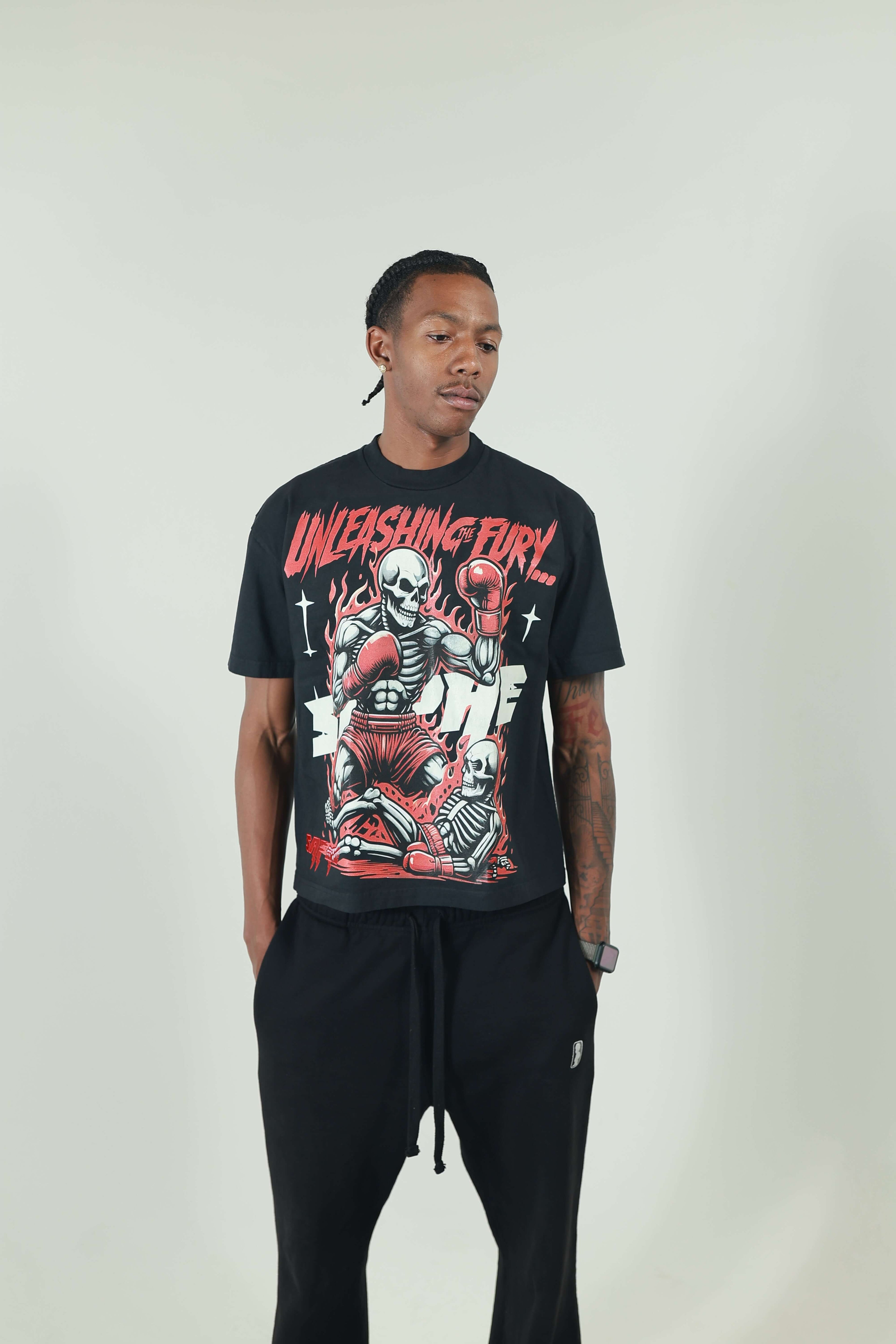 FURY Graphic Tee - Unleash Your Energy With Fearless Ambition