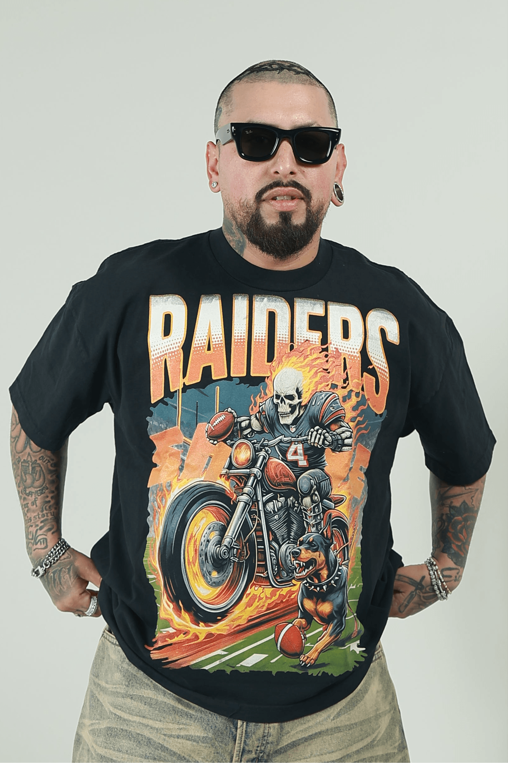 Raiders Graphic Tee – Premium Raiders Gear for True Fans
