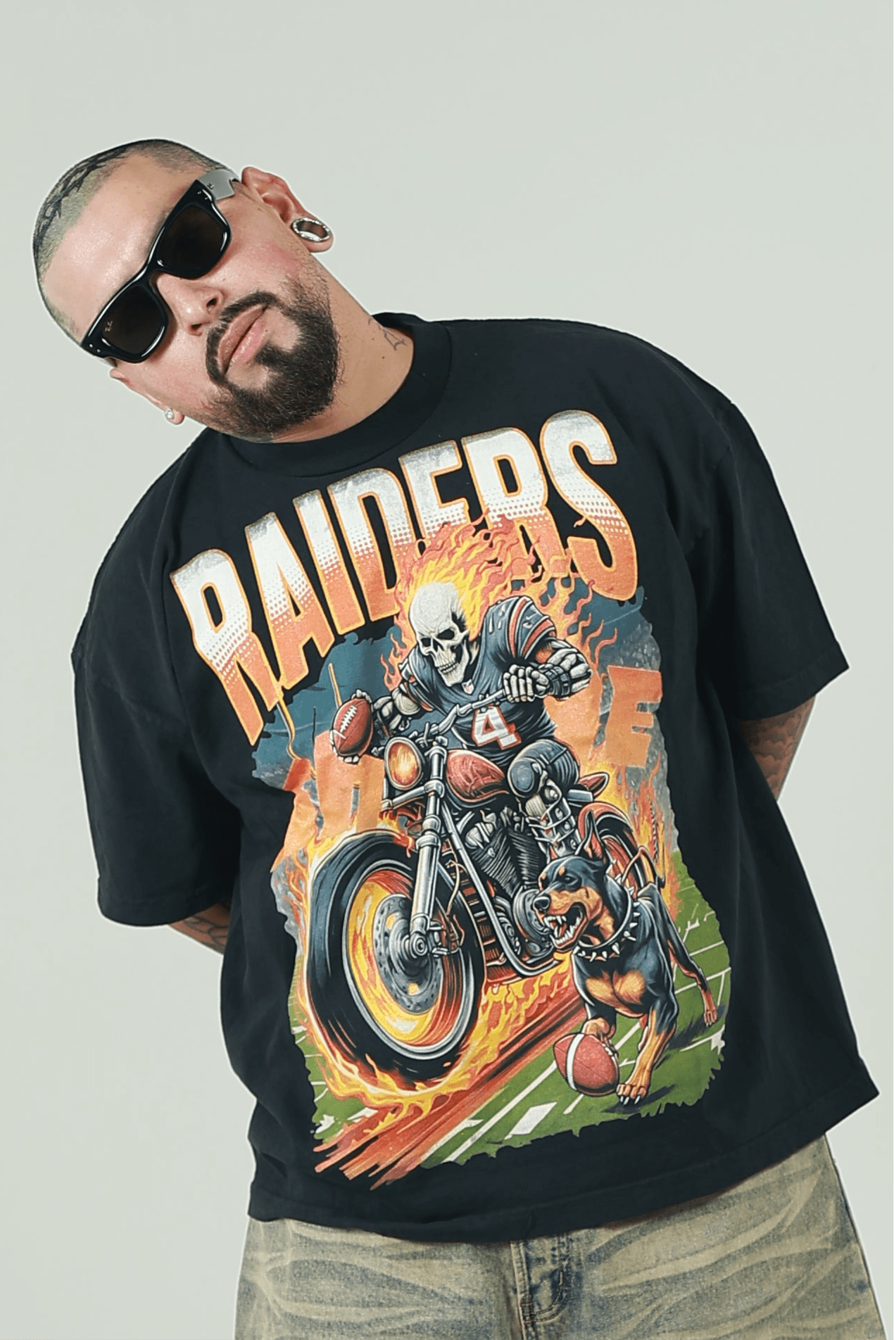 Raiders Graphic Tee – Premium Raiders Gear for True Fans