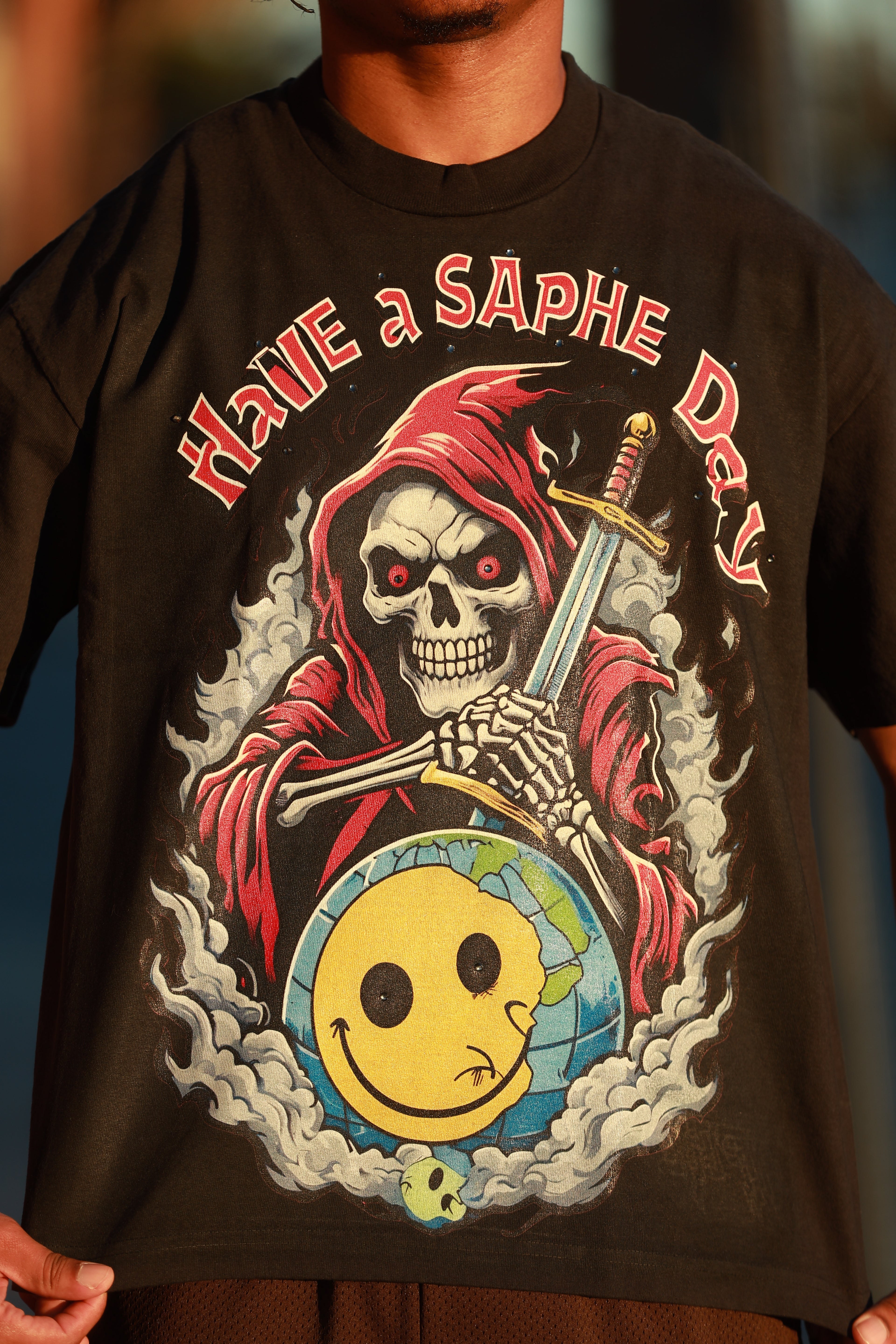 SAPHE Day Graphic Tee - Stylish & Eco-Friendly Fashion