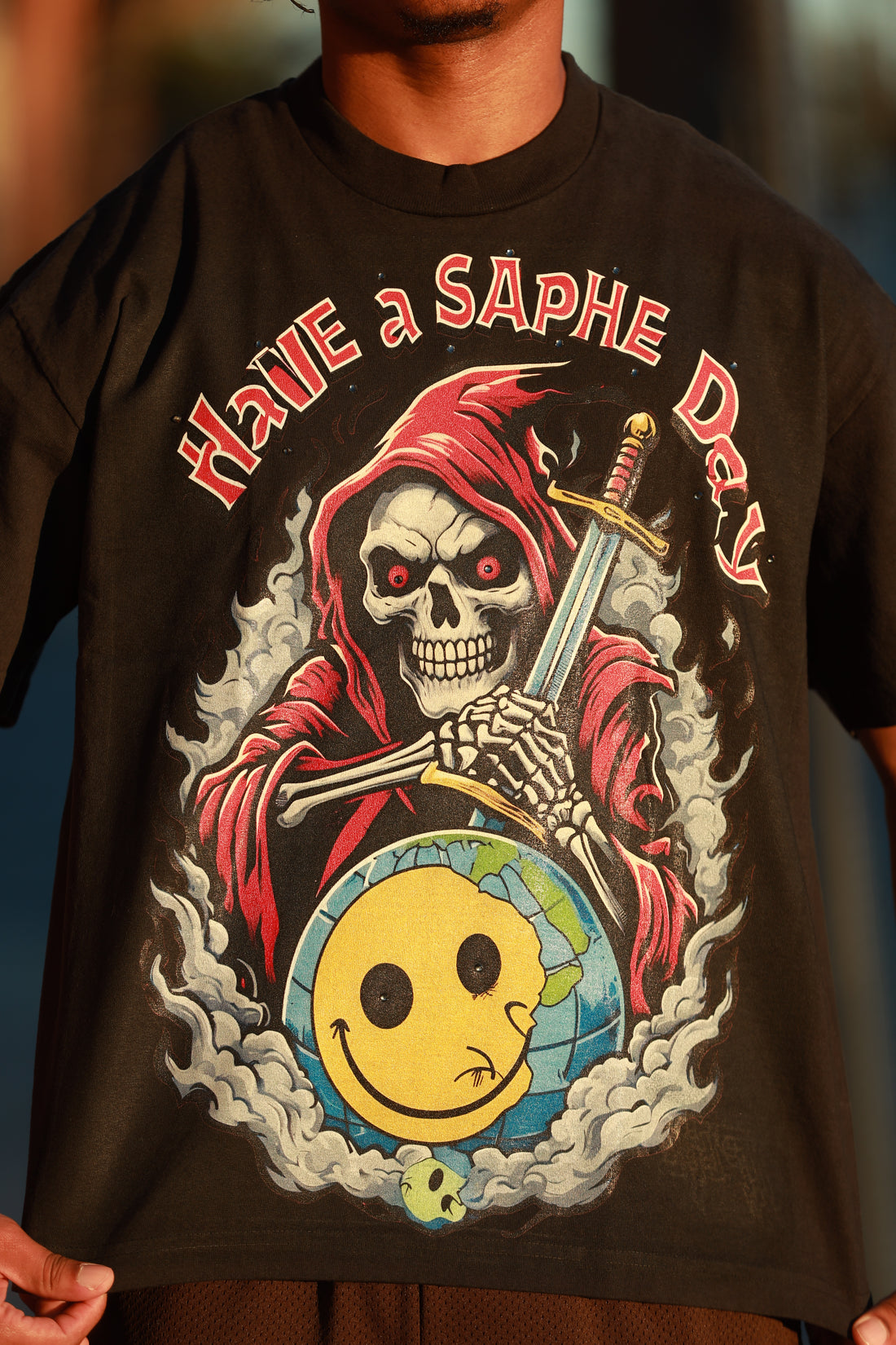 SAPHE Day Graphic Tee - Stylish &amp; Eco-Friendly Fashion